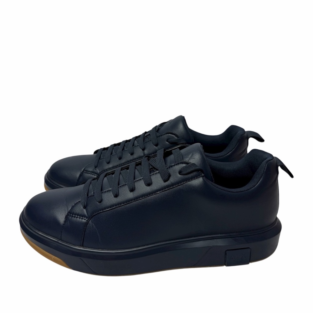 ARMANI EXCHANGE DARK BLUE MEN'S PARIS LACE UP SHOES SNEAKERS SIZE 13 NEW